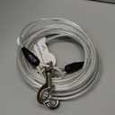 Petest 30ft Reflective Tie-Out Cable for Heavy Dogs Up to 125 Pounds