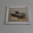 White 8x10 Picture Frames  Solid Wood with High Definition Glass, Perfect for Tabletop or Wall Hanging  Ideal for Dad, Grandpa, Father's Day Gifts