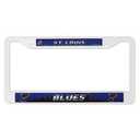 Rico Industries NHL St. Louis Blues Standard Chrome License Plate Frame , 6 x 12.25"