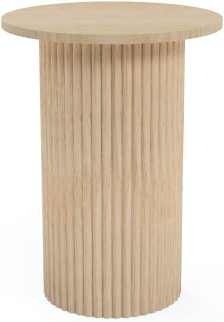 Stead Round-Fluted-Accent-Table-V2-Natural-Oak