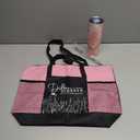 Buryeah 2 Pcs Difference Maker Gift for Women Thank You Tote Bag & Tumbler for Employee Coworker Volunteer Nurse Gift(Pink)