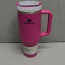 STANLEY Quencher H2.0 Tumbler with Handle and Straw 40 oz | Flowstate 3-Position Lid | Cup Holder Compatible for Travel | Insulated Stainless Steel Cup | BPA-Free | Fuchsia