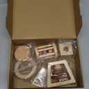 Wooden Baby Toy 8pcs, Montessori Toys for Babies 1-3 Years Old, Wooden Rattles Toy Set for Infant Grasping, Sensory Development, Gift for Baby Boys Girls (Natural Wood)