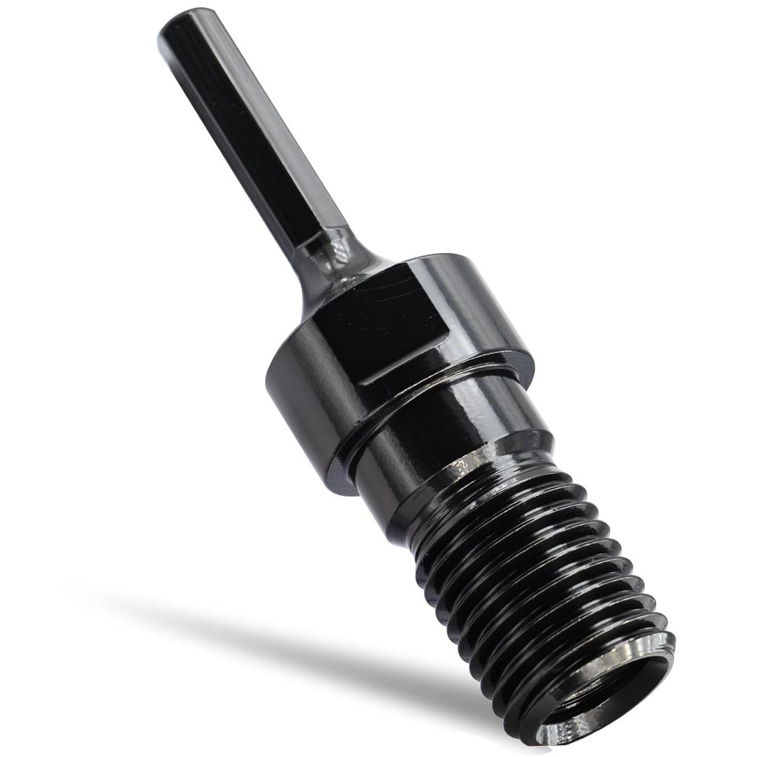 1-1/4"-7 Male Thread to 1/2" Hex Shank Core Drill Bit Adapter, Premium Convenient Converter for Concrete Coring Drilling