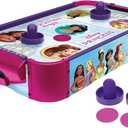 Disney Princesses Wooden Tabletop Air Hockey Game, 2-Player, Ages 4+