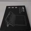 LIENS Laptop Cooling Pad with Adjustable Height Two 5.1 Inches Fan 2 USB Ports Suitable for 12"-15.6" LaptopsBlack