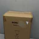 Touch Control Table Lamp with 2 USB Charging Ports, 3-Way Dimmable Bedside Nightstand Lamps, Amber Glass Shade Vintage Rural Leaf Lamp for Living Room, Bedroom, Dresser, LED Bulb Included (Bronze)