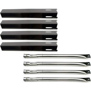 Direct Store Parts Kit DG126 Replacement for Perfect Flame GSC3318, GSC3318N Gas Grill Burner,Heat Plate - 4 Pack (4)