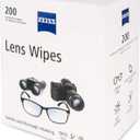 ZEISS Pre-Moistened Lens Cleaning Wipes, 200 Count
