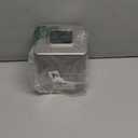 mDesign Steel Square Tissue Box Cover, Modern Facial Tissue Holder for Bathroom Vanity Countertops, Bedroom Dressers, Night Stands, Desks, Office and Tables - Unity Collection - Satin (Pack of 1)