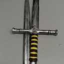 quescu Medieval Knight Toy Sword,35.6" Plastics Sword Medieval Warrior Costume Accessories for Renaissance Fair Cosplay,Props