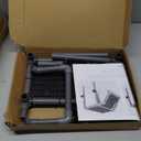 Extra Large Turtle Basking Platform, Aquatic Turtle Tank Accessories with Non-Slip Ramp, PVC Standing Dock for 75-120 Gallon Tanks