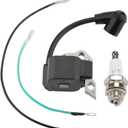 1130 400 1302 Ignition Coil Kit Fit for Stihl 017 018 MS170 MS180 MS 180C Chainsaw 2003 and 2013 with Spark Plug