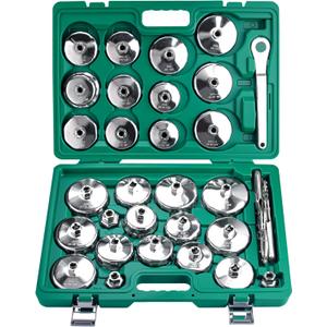 31pcs Oil Filter Wrench Set 1/2" Drive Oil Filter Removal Tool Kit Oil Filter Type Wrench Socket Removal Tool Set Oil Filter Socket Set