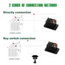 Yooreal 36V Battery Indicator Meter Battery Monitor for Lead Acid Battery Powered Club Car Travel Trailer Forklift Scrubber Machine Electric Motorcycle