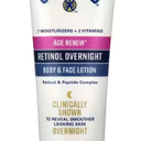 Gold Bond Age Retinol Overnight Body & Face Lotion, Retinol Face and Body Lotion with Peptide Complex, 7 oz