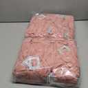 Joccun 120 PCS Spandex Chair Sashes Bows Stretch Chair Cover Band with Buckle Slider Universal Elastic Chair Ties for Wedding Banquet Party Event Decoration (Dusty Pink)