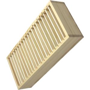 Card Organizer Box Wooden Compartments Compact Portable Perfect for Office Home