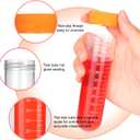 TEKEFT Primary Science Jumbo Test Tubes with Stand, Set of 10 Tubes, Ages 3+