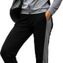 Marvmys Women's Tracksuit Set 2 Piece Sweatsuit Outfits Long Sleeve Zip Up Lounge Jogger Set with Pocket S