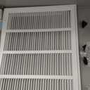 HVAC Premium 22 x 16 Duct Opening Steel Return Air Filter Grille, for 1-inch Filter, Removable Door, Flat Stamped HVAC Vent Cover Grille, Outer Dimensions 24.5 x 18.5