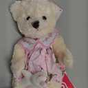 Oitscute Small Baby Teddy Bear with Cloth Cute Stuffed Animal Soft Plush Toy 10" (Pink Dress with Rabbit)