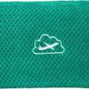 BEDELITE Travel Blanket with Bag, Ultra-Soft Jacquard Fleece Blanket with Luggage Sleeve & Backpack Clip, Airplane Blanket Travel Essentials, Teal