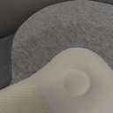 Baby Feeding Pillow, Anti Overflow Feeding Pillow for Reducing Spit-Up, Safety Nursing Pillow, Baby Lounger Reflux Wedge Breastfeeding, Removable top and Bottom, Gray 