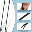 Gisafai 2 Pcs Plastic Aquarium Tongs 27 Inches Long Multi Purpose Trimming Feeding Aquarium Tools for Fresh Water Saltwater Fish Tanks Coral Plant