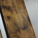 QEEIG Bathroom Shelves 24 inches Long - Floating Shelf for Wall Over Toilet Paper Storage Basket Farmhouse Set of 3, Rustic Brown (019-60BN3), 23.6"