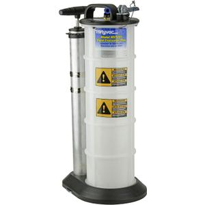 Mityvac 7201 2.3 Gallon Fluid Evacuator Extractor and Dispensing Pump, Push Button, Manual Operation, Chemical-Resistant Polyethylene, Automatic Overflow Prevention, Quick-Drain Spout, Large Base