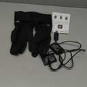 SAVIOR HEAT Heated Glove Liners for Men Women, Rechargeable Battery Electric Heated Gloves, Winter Warm Glove Liners, Thin Gloves Riding Ski Snowboarding Hiking Cycling Hand Warmers (Medium-Large)