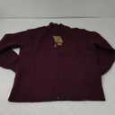 PJ PAUL JONES Men's Full Zipper Cardigan Casual Stand Collar Cardigan Sweater Ribbed Knit Long Sleeve Sweater S