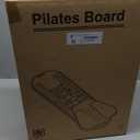 Pilates Board,Multifunctional Rebound Abdominal Board,Foldable Pilates Reformer Set, Ab Core Trainer Machine,Ab Exercise Board,Abs Workout Equipment for Women Home Gym Equipment (Black)