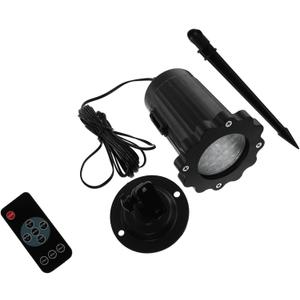 Lurrose 1Pc Christmas Snowflake Atmosphere Light LED Snowflake Projection Lamp for Outdoor Holiday Decorations for Parties Weddings and Winter Celebrations