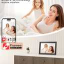 Frameo Digital Picture Frame, 10.1 Inch Smart WiFi Photo Frame with 1280x800 HD IPS Touch Screen, Auto-Rotate, Wall Mountable, Share Photos/Videos Instantly via App from Anywhere 10.1 inch Black