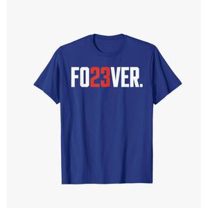 FO23VER Trendy Number 23 Baseball Team Sport for Women Men T-Shirt, Large