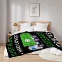Just A Boy Who Loves Garbage Trucks Blanket Gifts for Garbage Truck Lover 40 x 50 Inch for Kid,Garbage Truck Fannel Fleece Throw Blanket Super Soft Throws Blanket for Bed Couch Sofa