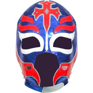 Genuine Mexican Luchador Mask (Pro-Fit Adult Size) | Authentic Lucha Libre Wrestling Mask | Made in Mexico | Royal Blue
