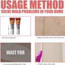 2PCS Magic Remover Gel,Highly Effective In Penetration,Suitable For Bathroom And Kitchen Tile Gaps,Wall Cleaning,Safe Formula That Does Not Damage The Surface