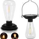 Replacement Solar Light Tops-Solar Light Bulbs for Outside-Solar Lanterns Outdoor Waterproof 2 Pack,One Thing, Three Uses, Multifunctional Size Conversion Or Personalized Hanging