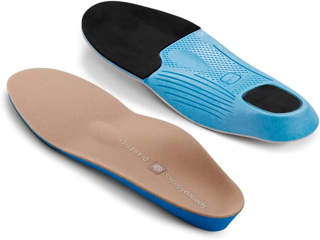 Spenco Medics Diabetics Plus Full Length Arch Support Insole Women's 5-6.5