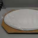 Mayfair Cassel Slow Close Toilet Seat, Easy Clean Non-Slip Premium Wood Seat, Install, Made in USA, Elongated, White
