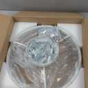 LEDIARY 20" Modern Ceiling Fans with Lights and Remote, Dimmable Low Profile Ceiling Fan, Flush Mount Ceiling Fan, Stepless Color Temperature Change and 6 Speeds - White