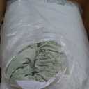 Bedsure Tufted Boho Comforter Set Queen Size - Sage Green Boho Bed Set, GentleSoft 3 Pieces Farmhouse Shabby Chic Embroidery Bedding, Gifts for Woman, Soft Jacquard Queen Comforter for All Seasons