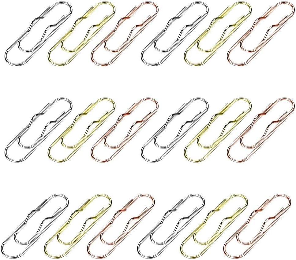 18Pcs Metal Pen Clips Bookmark Pen Holder Pencil Holder Planner Accessories for Notebook Clipboard Journal Planner (Multicolored)