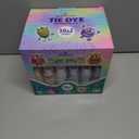 30 Colors Tie Dye Kit, Tie Dye Set for Kids, Pre-Filled Tye Dye Bottles, Non Toxic Permanent Fabric Dye Art Set, Easy DIY Fabric Art - Create Fun (30 Colors)