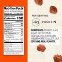 5 x Snak Club Toffee Peanuts, Candied Peanuts with Praline Coat and Sweet Cream, Gluten-Free and Kosher Snack, 17 oz Resealable Bag (EXP 06/30/27)