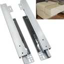 22 Inch Bottom Mount Soft Close Drawer Slides, 88 lbs Capacity