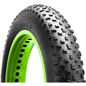 Fat Tire 26x4.0 Bike Tire,Electric Bicycle Mountain Bike Wire Tires Folding Dual Wide Mountain Snow Bike Accessory, pack of 1